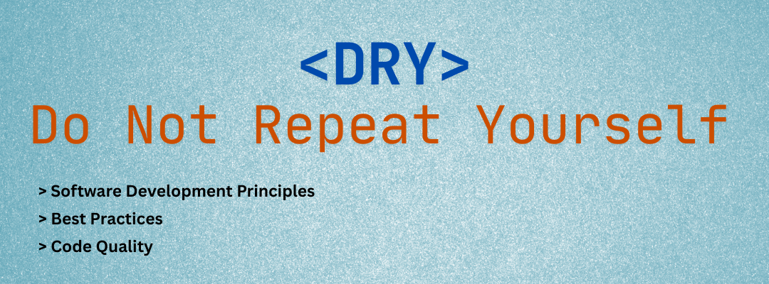 Принцип DRY — не повторяй себя